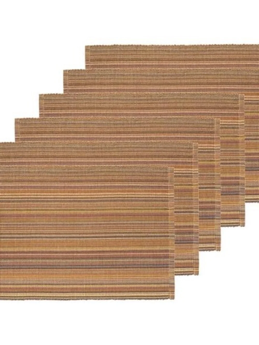 C&F Home Cedar Stripes 100% Cotton Handwoven Set of 6 Placemats 13